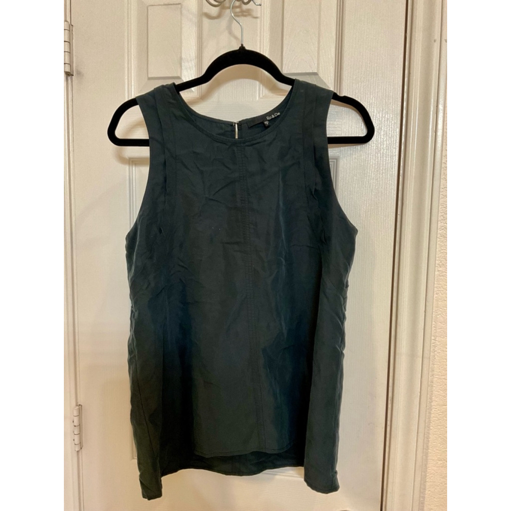 Women Ro & De sleeveless top M black